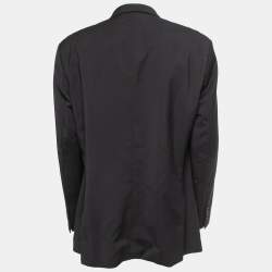 Boss By Hugo Boss Black Wool Single Breasted Blazer XXXL