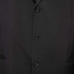 Boss By Hugo Boss Black Wool Single Breasted Blazer XXXL