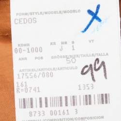 Pre Owned Boss By Hugo Boss Vintage Brown Cotton Button Front Jacket L