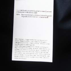 Pre Owned Boss by Hugo Boss Navy Blue Cotton Slim Fit Button Front Shirt L