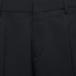 Boss By Hugo Boss Black Wool Slim Fit Trousers S