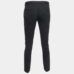 Boss By Hugo Boss Black Wool Slim Fit Trousers S