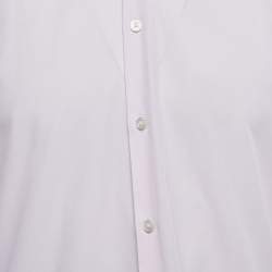 Pre Owned Boss By Hugo Boss Pink Pin Check Cotton Marlow Sharp Fit Shirt M