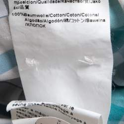 مملوكة مسبقًا Boss By Hugo Boss Blue Checked Cotton Button Front Full Sleeve Shirt 3XL