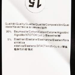 Pre Owned Boss By Hugo Boss Black Logo Print Cotton Long Sleeve T-Shirt L