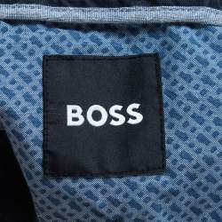 Pre Owned بنطلون بوس باي هوغو بوس Genius-W-224F قطن أزرق داكن قصة سليم مقاس صغير - سمول