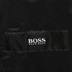 Pre Owned Boss By Hugo Boss Black Wool Hayes/Gibson Tailored Suit M