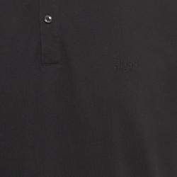 Pre Owned Boss By Hugo Boss Black Pima Cotton Pallas Polo T-Shirt XXL