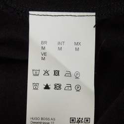Pre Owned Boss By Hugo Boss Black Pima Cotton Pallas Polo T-Shirt XXL