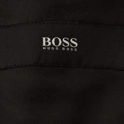 مملوكة مسبقًا Boss By Hugo Boss Grey Checked Wool Single Breasted Blazer L