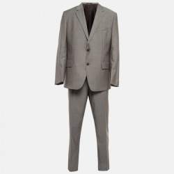 Boss By Hugo Boss Grey Virgin Wool Suit S