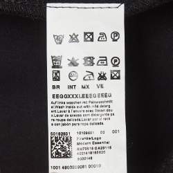 Pre Owned Boss By Hugo Boss Black Pima Cotton Polo T-Shirt XXXL
