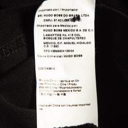 Pre Owned Boss By Hugo Boss Black Pima Cotton Polo T-Shirt XXXL