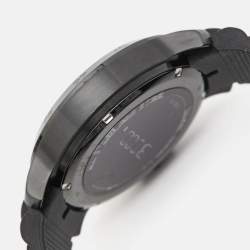 Boss By Hugo Boss Black Ion Plated Stainless Steel Rubber HB.76.1.34.2161 Men's Wristwatch 47 mm