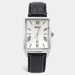 Boss By Hugo Boss Silver Stainless Steel 1512438 Men's Wristwatch 33 mm