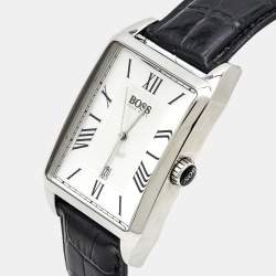 Boss By Hugo Boss Silver Stainless Steel 1512438 Men's Wristwatch 33 mm