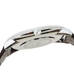 Hugo Boss White Stainless Steel Leather HB.274.1.14.3164 Quartz Men's Wristwatch 40 mm