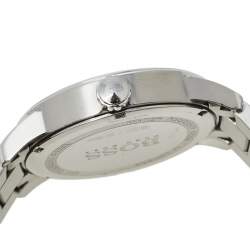 Pre Owned Boss By Hugo Boss Silver Stainless Steel HB.217.1.14.2614 Men's Wristwatch 43 mm