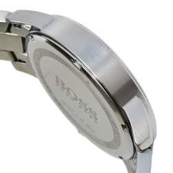 Pre Owned Boss By Hugo Boss Silver Stainless Steel HB.217.1.14.2614 Men's Wristwatch 43 mm