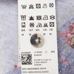 مملوكة مسبقًا Boss Orange by Hugo Boss Multicolor Floral Print Cotton Long Sleeve Shirt M