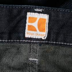 Boss Orange by Hugo Boss Dark Blue Denim Regular Fit Jeans L Waist 34"
