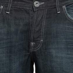 Boss Orange by Hugo Boss Dark Blue Denim Regular Fit Jeans L Waist 34"