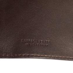 Bottega Veneta Dark Brown Intrecciato Leather Key Holder