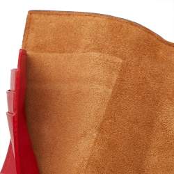 Bottega Veneta Blue/Red Leather Passport Holder 