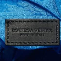 Bottega Veneta Black Nylon Paper Bucket Bag