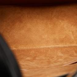 Bottega Veneta Black Intrecciato Arco Briefcase Bag