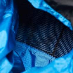 Bottega Veneta Black/Blue Nylon Paper Touch Backpack