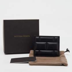 Bottega Veneta Black Padded Leather Card Holder