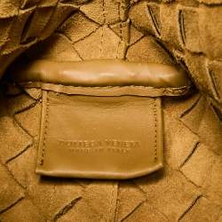 Bottega Veneta Tan Intrecciato Leather Briefcase