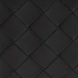 Pre Owned Bottega Veneta Black Intrecciato Leather Bifold Card Holder