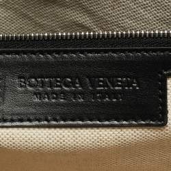 مملوكة مسبقًا Bottega Veneta Classic Portfolio Black Intrecciato Leather Bag