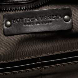 Pre Owned Bottega Veneta Brown Intrecciato Leather Briefcase