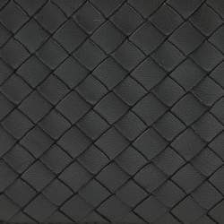 Pre Owned Bottega Veneta Dark Grey Intrecciato Leather Bifold Wallet