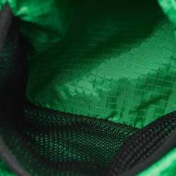  Bottega Veneta Green/Black Nylon and Mesh Foldable Belt Bag