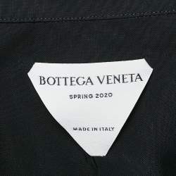 Bottega Veneta Black Crepe Button Front Full Sleeve Shirt S