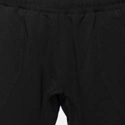 Bottega Veneta Black Stretch Knit Elasticized Waist Straight Leg Pants M