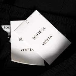 Bottega Veneta Black Stretch Knit Elasticized Waist Straight Leg Pants M