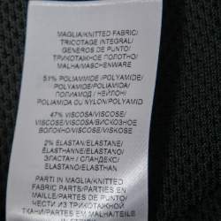 Pre Owned Bottega Veneta Brown Double Pique Long Sleeve Polo T-Shirt M