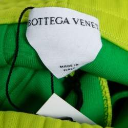 Bottega Veneta Lime Green Synthetic Shorts M