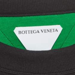 Bottega Veneta Black Double-Layered Cotton Jersey T-Shirt M