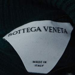 Bottega Veneta Green Rib Knit Turtleneck Pullover M