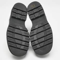 Pre Owned Bottega Veneta Black Leather Chelsea Boots Size 41.5