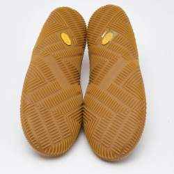 Bottega Veneta Brown Rubber Climber Sneakers Size 43