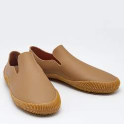 Bottega Veneta Brown Rubber Climber Sneakers Size 43