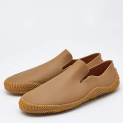 Bottega Veneta Brown Rubber Climber Sneakers Size 43