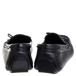 Pre Owned حذاء لوفرز بوتيغا فينيتا سيرفو وايف دريفر جلد أنترشياتو أسود مقاس 40